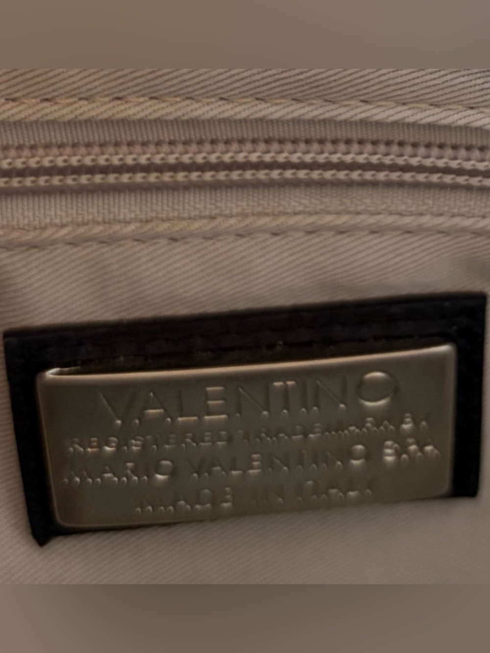 Authentic Valentino Black Leather Studded V-Logo Minimi Satchel - Picture 3 of 4